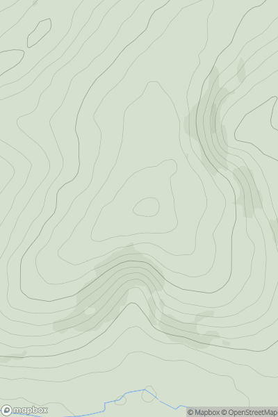 Thumbnail image for Court Hill [South East England] showing contour plot for surrounding peak